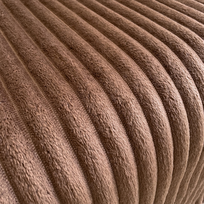 91家纺网 家纺一手货源 找家纺 雅芝蓝 2025新款跨境外贸直播爆品兔毛绒高克重多功能抽条毛毯盖毯午睡毯 咖色