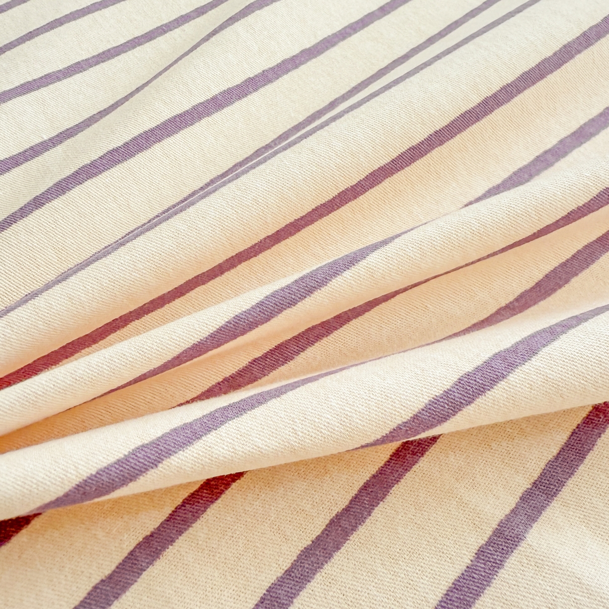 91家纺网 家纺一手货源 找家纺 简宜家居（朝初家纺） 2025新款全棉纯棉磨毛加厚A版学生床笠单品床笠单件单床笠-线素系列 线素-浅紫