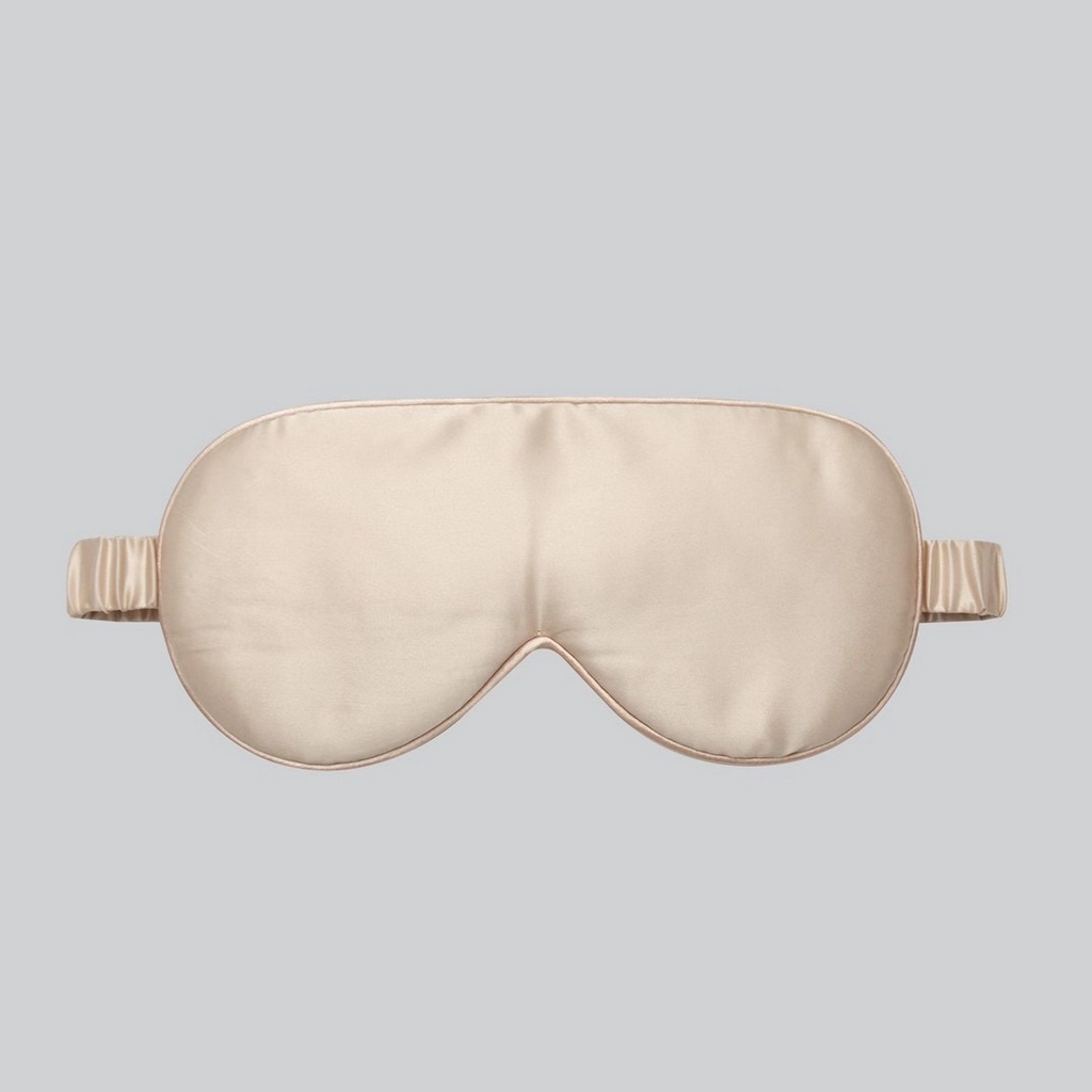 蚕云阁蚕丝家居 2025新款真丝眼罩 淡粉 一个