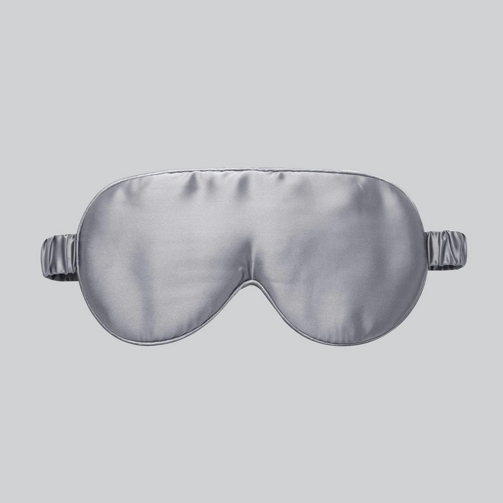 蚕云阁蚕丝家居 2025新款真丝眼罩 深灰 一个