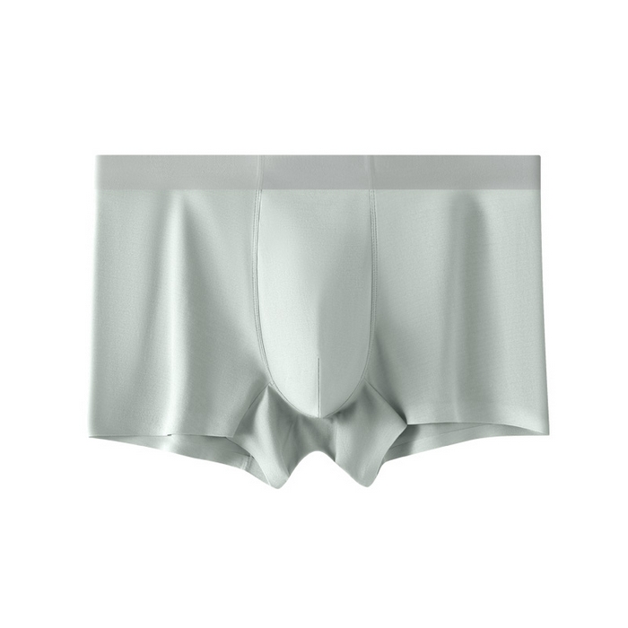 91家纺网 家纺一手货源 找家纺 蚕云阁蚕丝家居 2025新款男士真丝无痕内裤 绿色