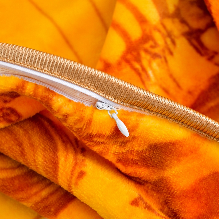 91家纺网 家纺一手货源 找家纺 新8.5-9.5斤法莱绒四件套珊瑚牛奶金貂绒四件套床裙 向阳花开