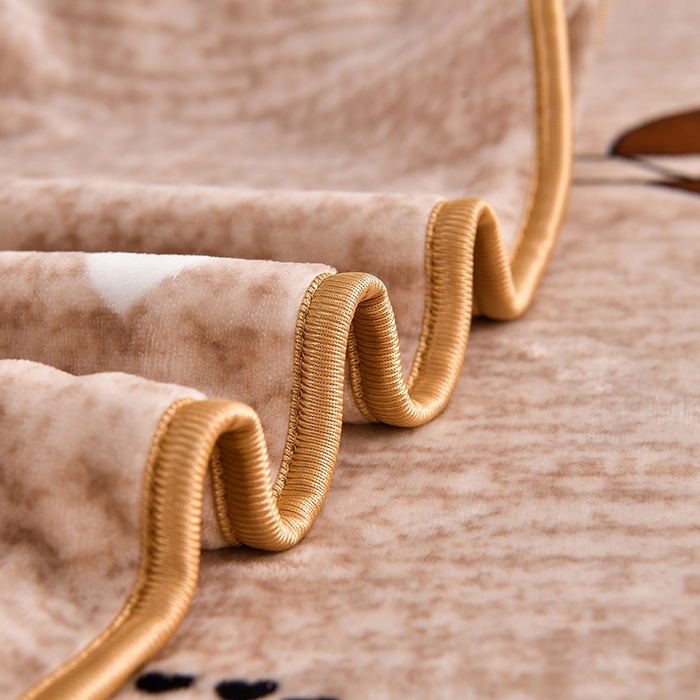 91家纺网 家纺一手货源 找家纺 新8.5-9.5斤法莱绒四件套珊瑚牛奶金貂绒四件套床裙 心语