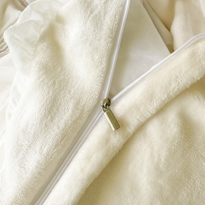 91家纺网 家纺一手货源 找家纺 锦格家纺 2025新款牛奶绒刺绣四件套-瑟兰蝶 瑟兰蝶-奶白