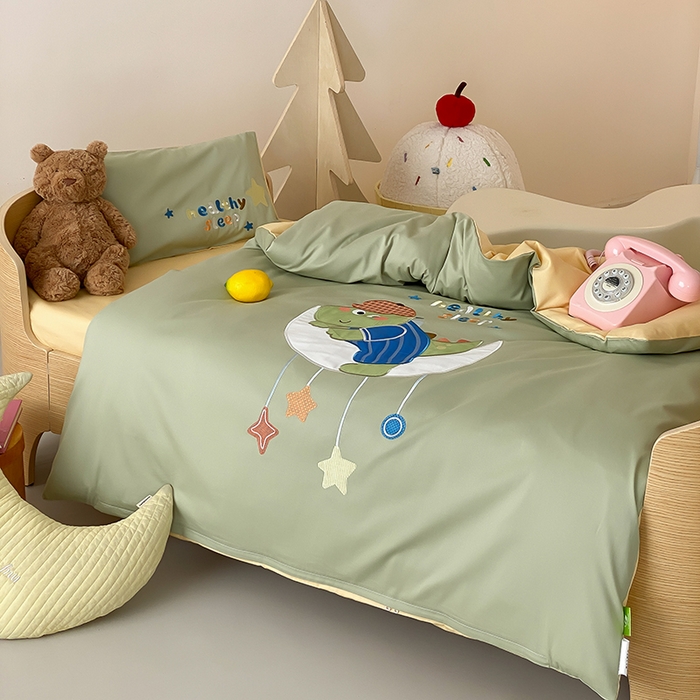 91家纺网 家纺一手货源 找家纺 （总）宝贝优选 2025年新款100支澳棉幼儿园学生三件套多件套