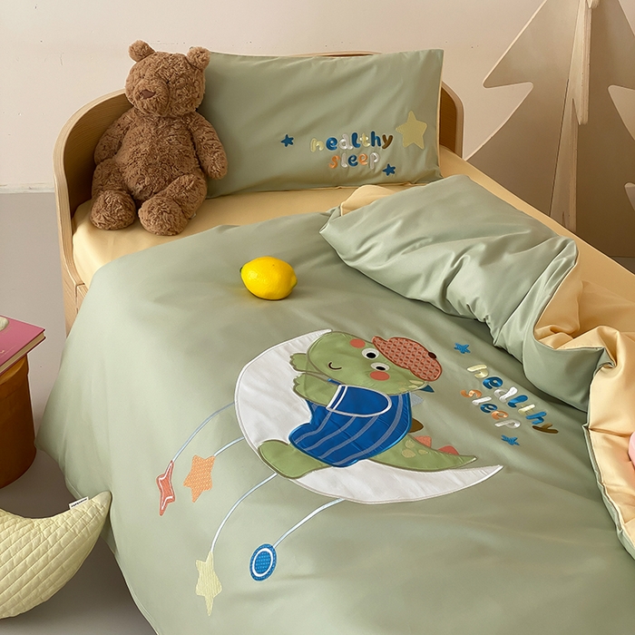 91家纺网 家纺一手货源 找家纺 （总）宝贝优选 2025年新款100支澳棉幼儿园学生三件套多件套