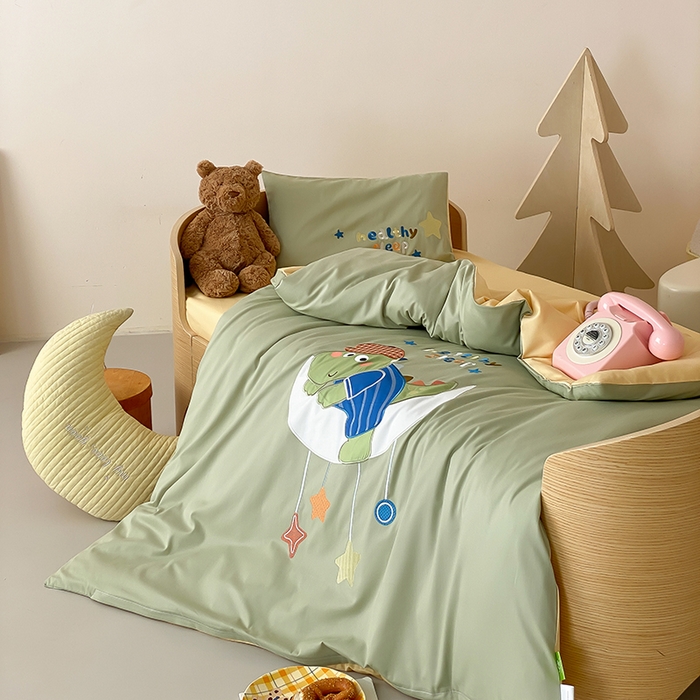 91家纺网 家纺一手货源 找家纺 （总）宝贝优选 2025年新款100支澳棉幼儿园学生三件套多件套