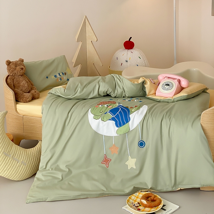 91家纺网 家纺一手货源 找家纺 （总）宝贝优选 2025年新款100支澳棉幼儿园学生三件套多件套