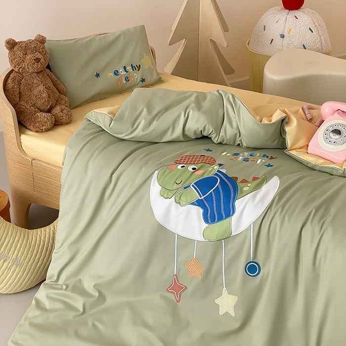 91家纺网 家纺一手货源 找家纺 （总）宝贝优选 2025年新款100支澳棉幼儿园学生三件套多件套