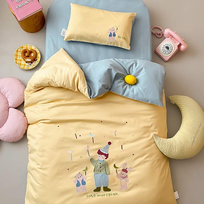 宝贝优选 2025年新款100支澳棉幼儿园学生三件套多件套 梦想王子