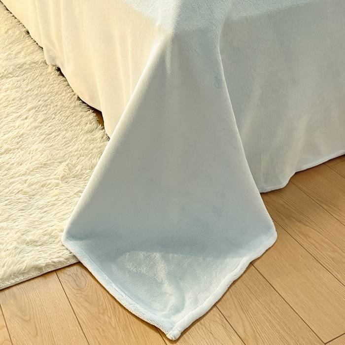 91家纺网 家纺一手货源 找家纺 酱子 2025新款成品提花包边牛奶绒四件套 提花-碧落