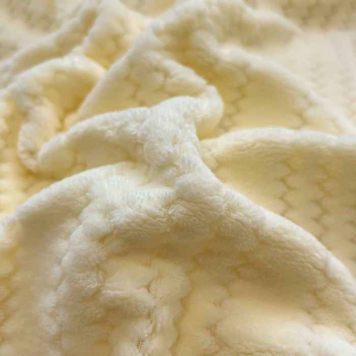 91家纺网 家纺一手货源 找家纺 酱子 2025新款成品提花包边牛奶绒四件套 提花-奶黄