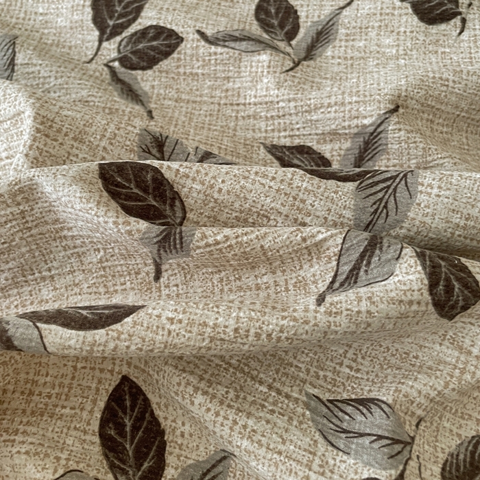 91家纺网 家纺一手货源 找家纺 一比一家纺 2025秋冬新款高克重棉麻原麻复古诧季风原麻四件套-简单款 花季