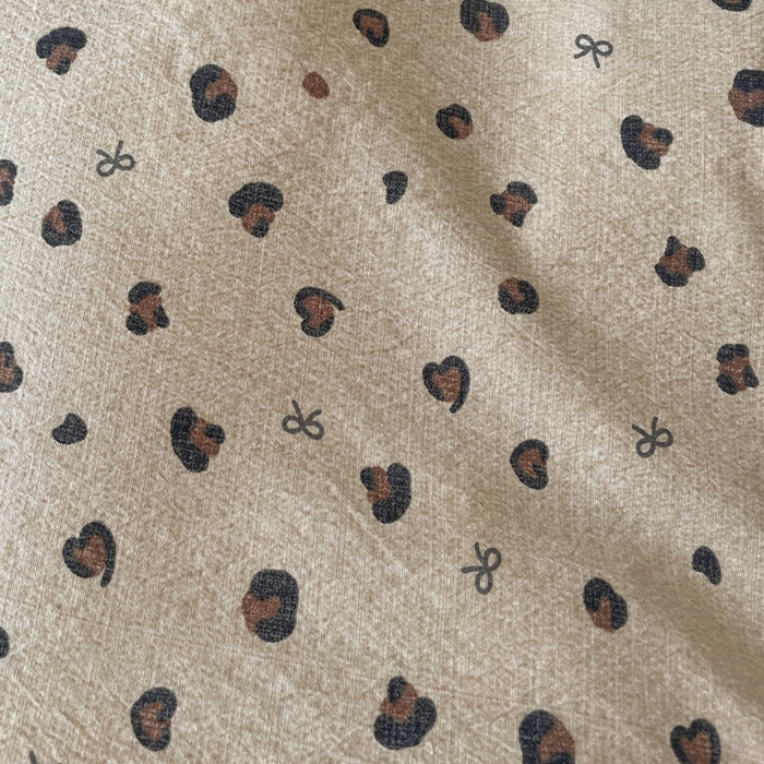 91家纺网 家纺一手货源 找家纺 一比一家纺 2025秋冬新款高克重棉麻原麻复古诧季风原麻四件套-简单款 复古豹