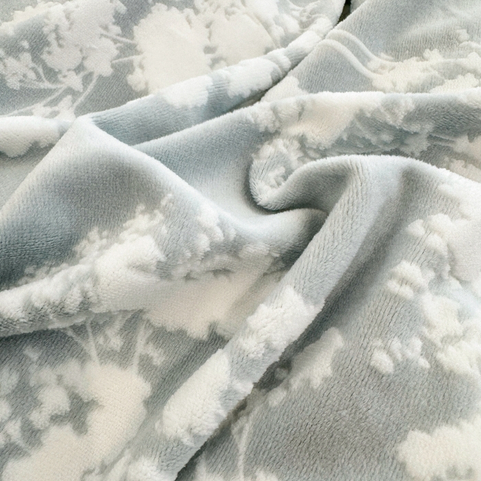 91家纺网 家纺一手货源 找家纺 梦精灵家纺 2025新款高克重加厚雕花牛奶绒四件套 暖意