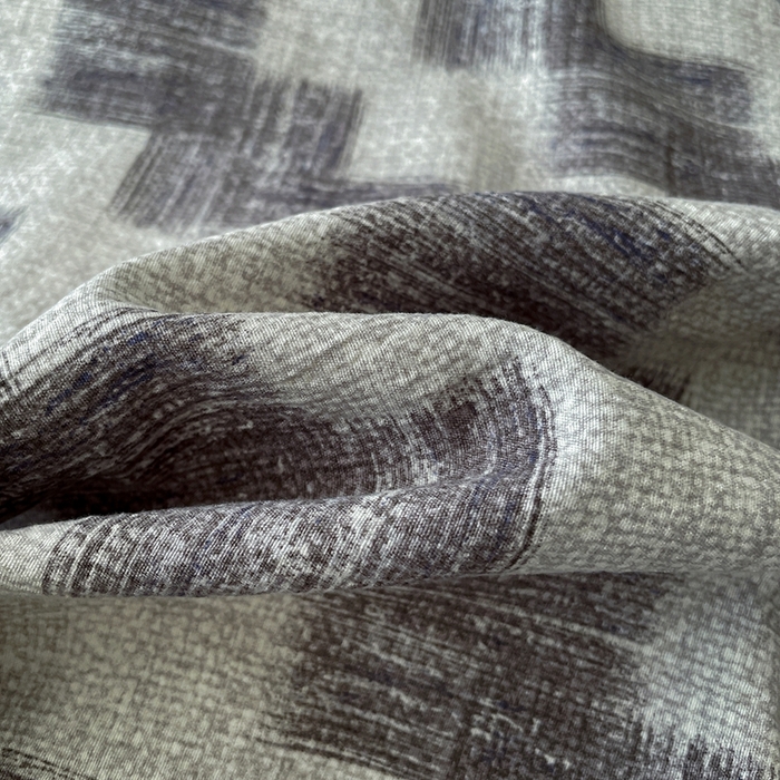 91家纺网 家纺一手货源 找家纺 一比一家纺 2026秋冬新款高克重棉麻原麻复古诧季风原麻四件套-简单款 空间灰