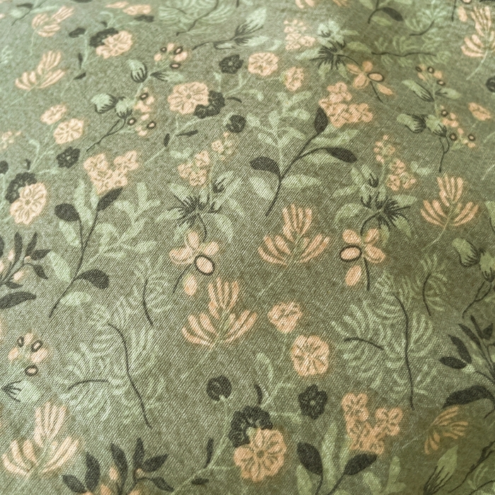 91家纺网 家纺一手货源 找家纺 一比一家纺 2026秋冬新款高克重棉麻原麻复古诧季风原麻四件套-简单款 绿意