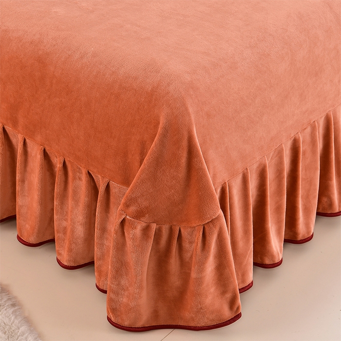 91家纺网 家纺一手货源 找家纺 馨梦缘 2025直播爆款8.5斤牛奶绒四件套加厚保暖床裙金貂绒 怦然心动