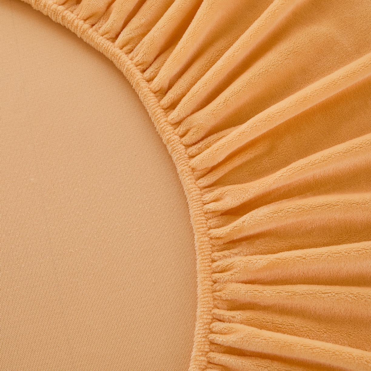 91家纺网 家纺一手货源 找家纺 曼町家居 2025新款高克重柔软牛奶绒床笠单床笠床笠单件 雏菊黄