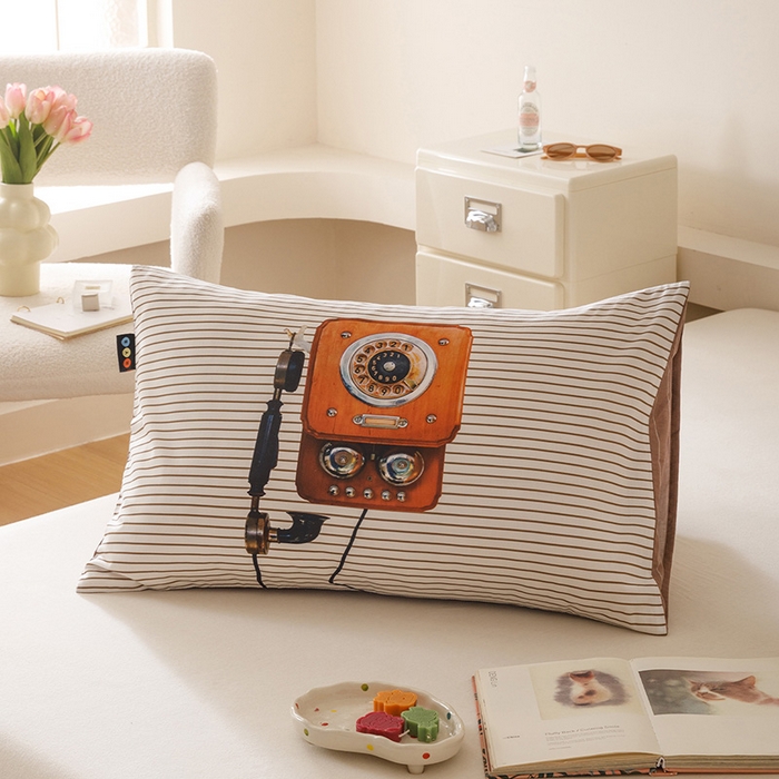 91家纺网 家纺一手货源 找家纺 （总）RYB红黄兰 2025新款ins慵懒风撞色系全棉四件套学生季宿舍床纯棉三件套