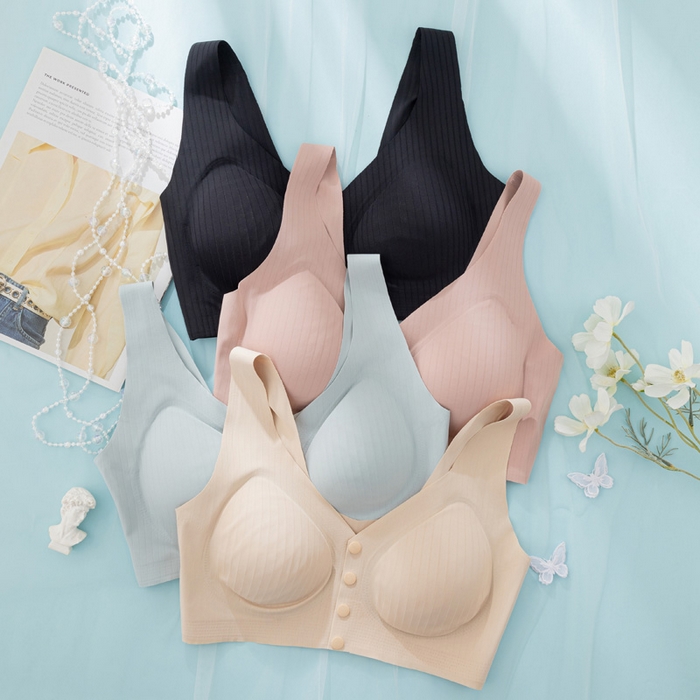 （总）蚕云阁蚕丝家居 2025新款光面前扣文胸