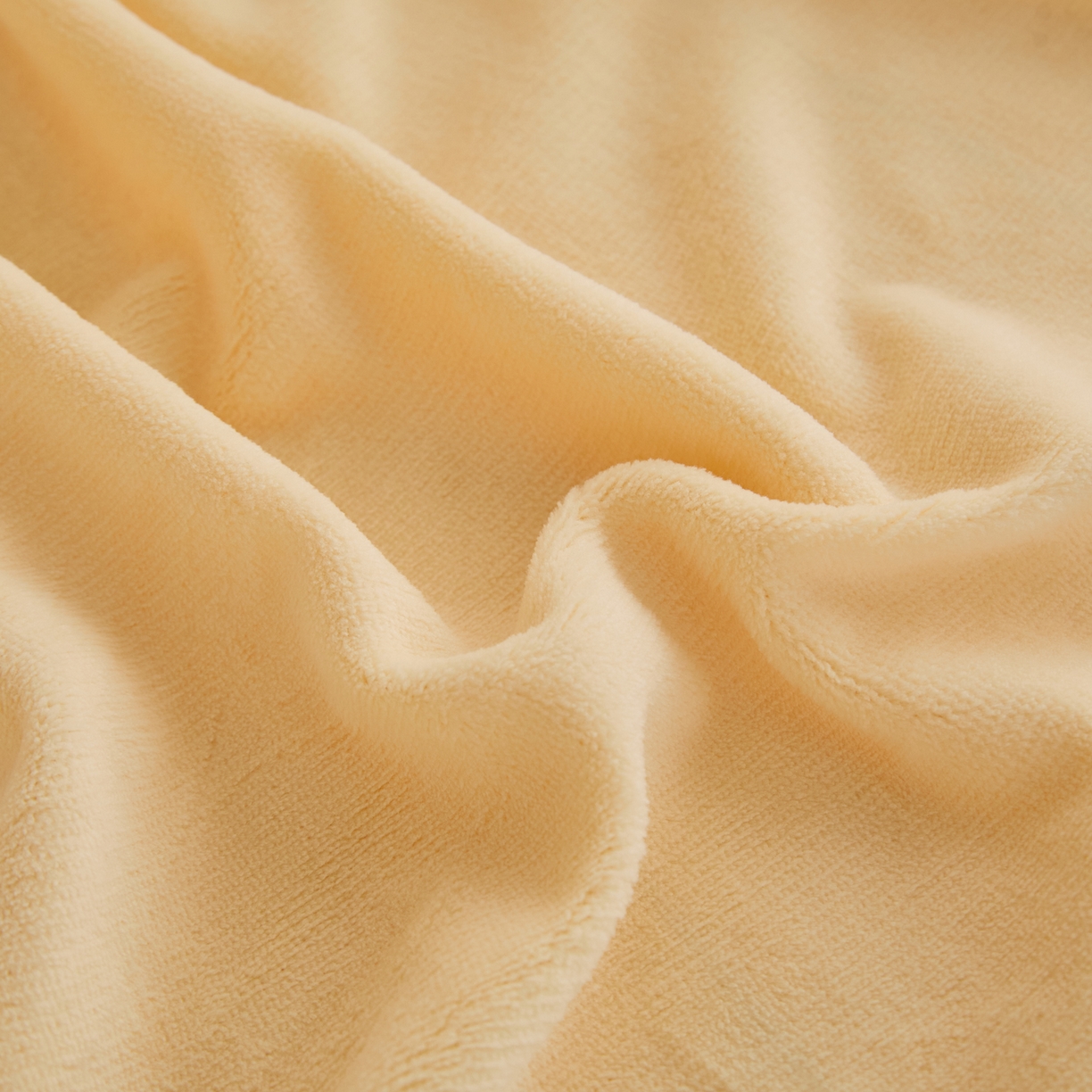 91家纺网 家纺一手货源 找家纺 曼町家居 2025新款高克重柔软牛奶绒床笠单床笠床笠单件 芝士黄