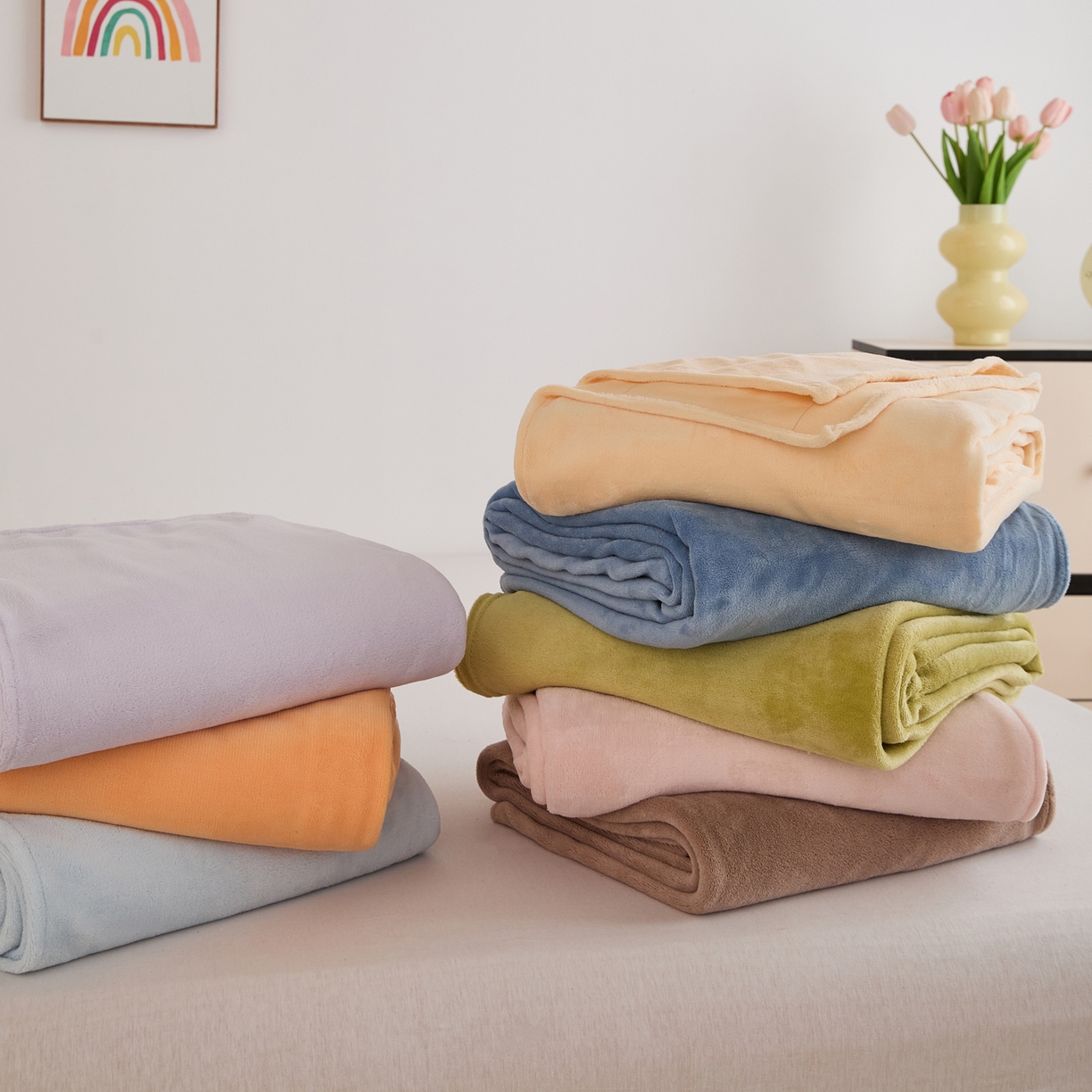 91家纺网 家纺一手货源 找家纺 （总）曼町家居 2025新款高克重牛奶绒床单单床单床单单件