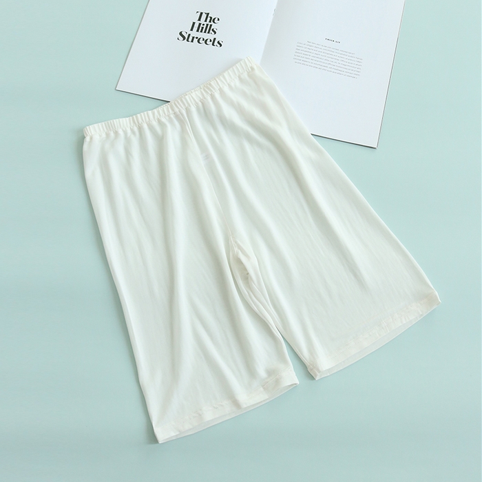 蚕云阁蚕丝家居 2025新款真丝打底裤 白色