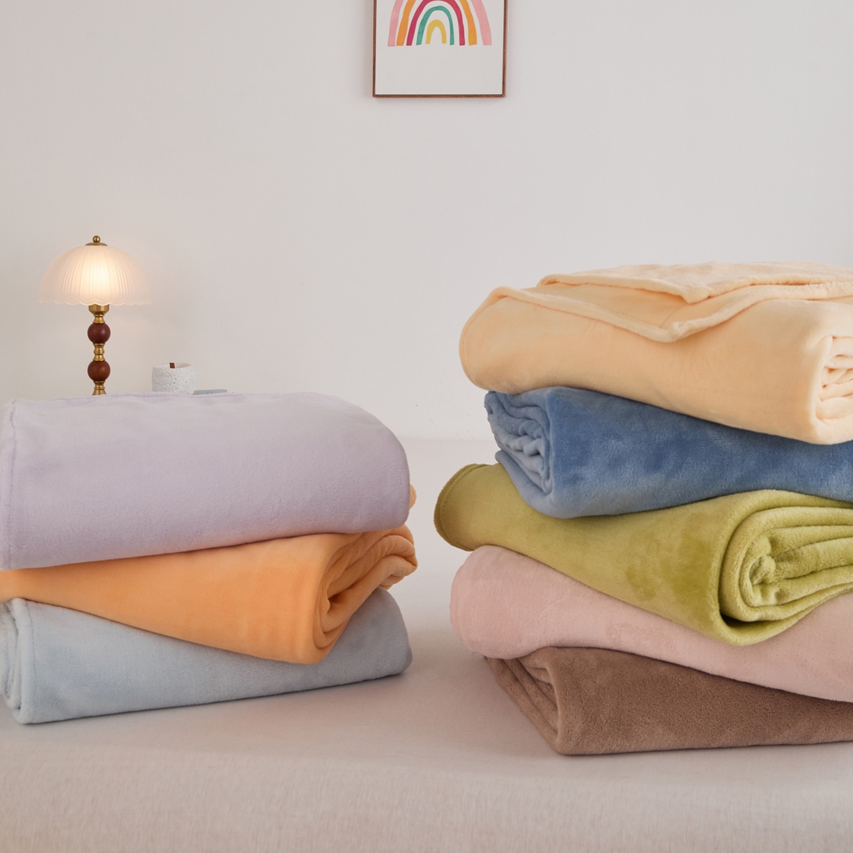 91家纺网 家纺一手货源 找家纺 曼町家居 2025新款高克重牛奶绒床单单床单床单单件 组合图仅供展示