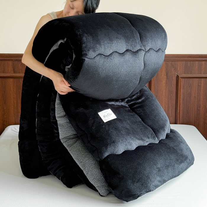 91家纺网 家纺一手货源 找家纺 (总) 吉祥家纺 2025新款牛奶绒羊羔绒春秋被冬被被芯跨境电商爆款