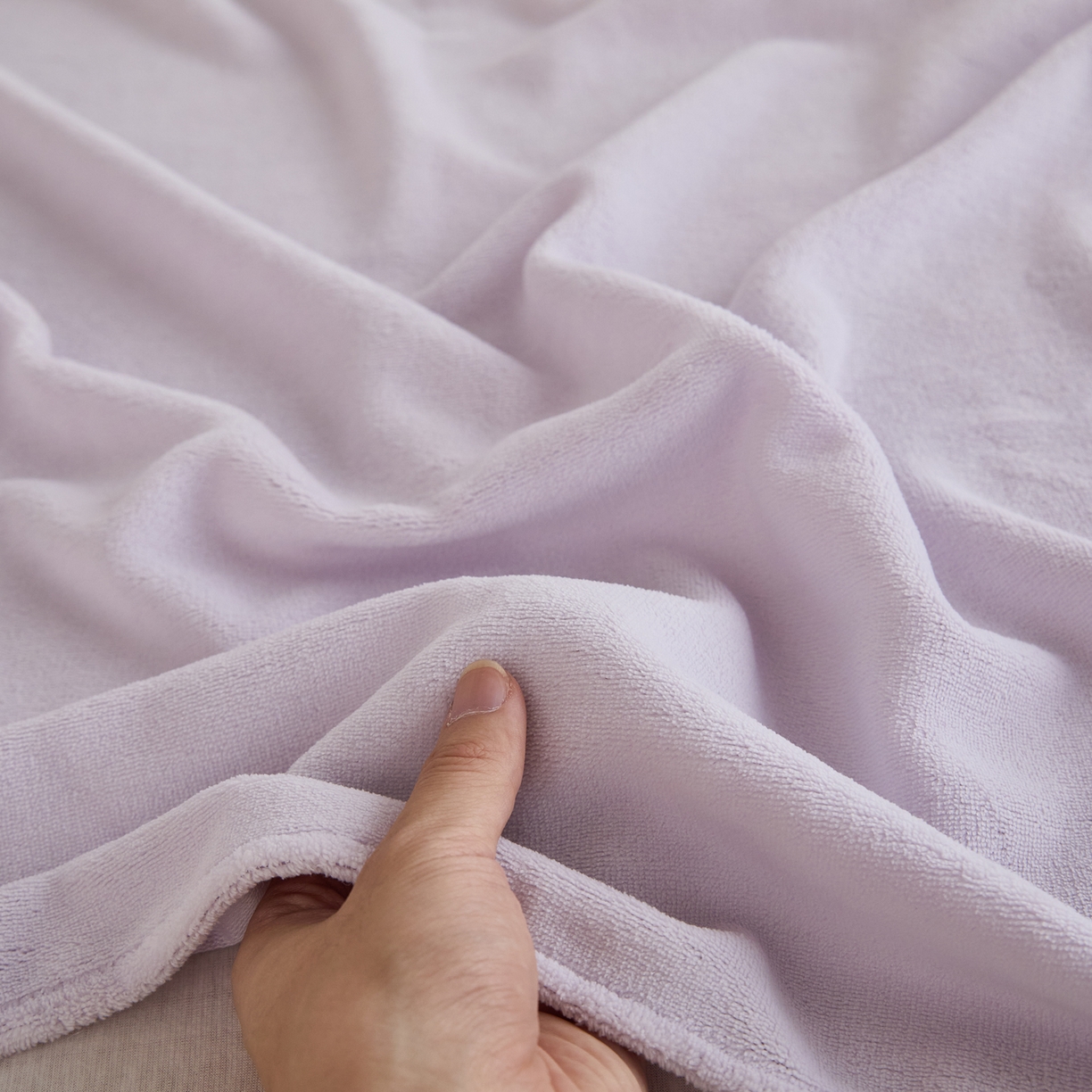 91家纺网 家纺一手货源 找家纺 曼町家居 2025新款高克重牛奶绒床单单床单床单单件 梦幻紫