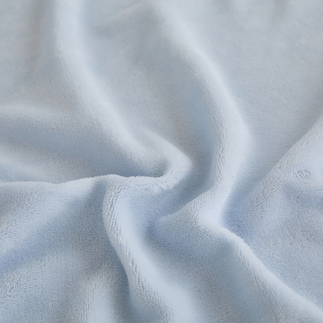 91家纺网 家纺一手货源 找家纺 曼町家居 2025新款高克重牛奶绒床单单床单床单单件 天空蓝