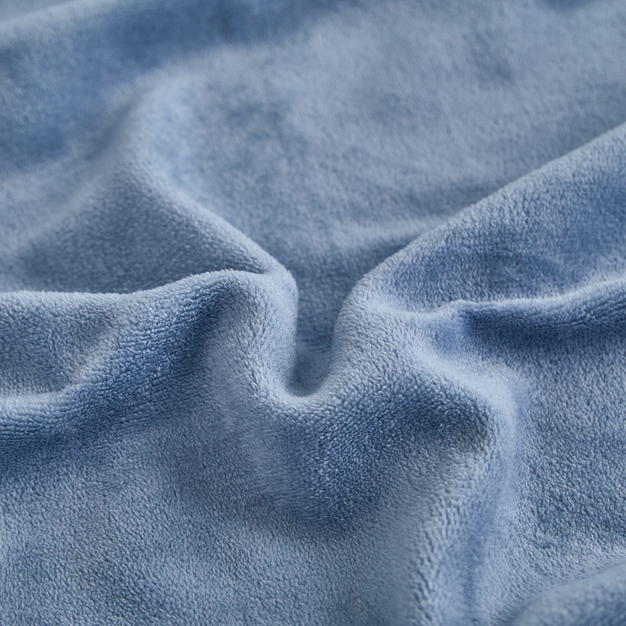 91家纺网 家纺一手货源 找家纺 曼町家居 2025新款高克重牛奶绒床单单床单床单单件 雾蓝