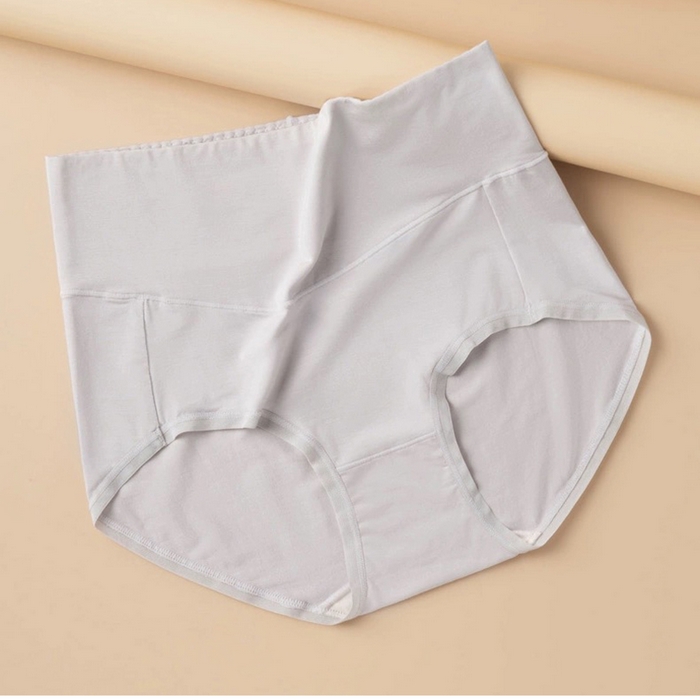 蚕云阁蚕丝家居 2025新款女士高腰内裤 银灰色