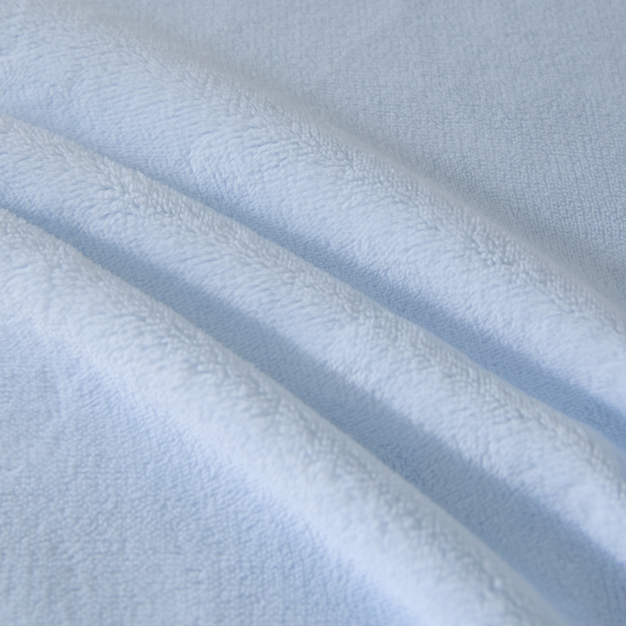 91家纺网 家纺一手货源 找家纺 酱子 2025新款牛奶绒简约纯色床笠 奶蓝-cl