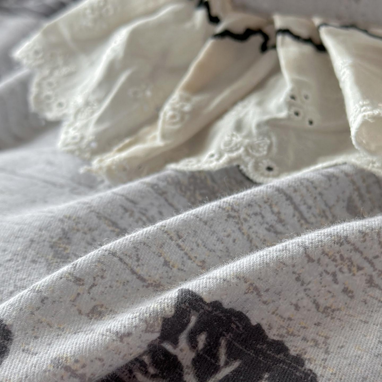 91家纺网 家纺一手货源 找家纺 涵宸家纺 2025新款全棉磨毛印花四件套-雅漾 岁月留声