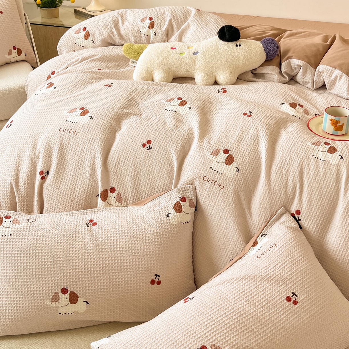 91家纺网 家纺一手货源 找家纺 （总）涵宸家纺 2025新款全棉提花四件套-暮云栖