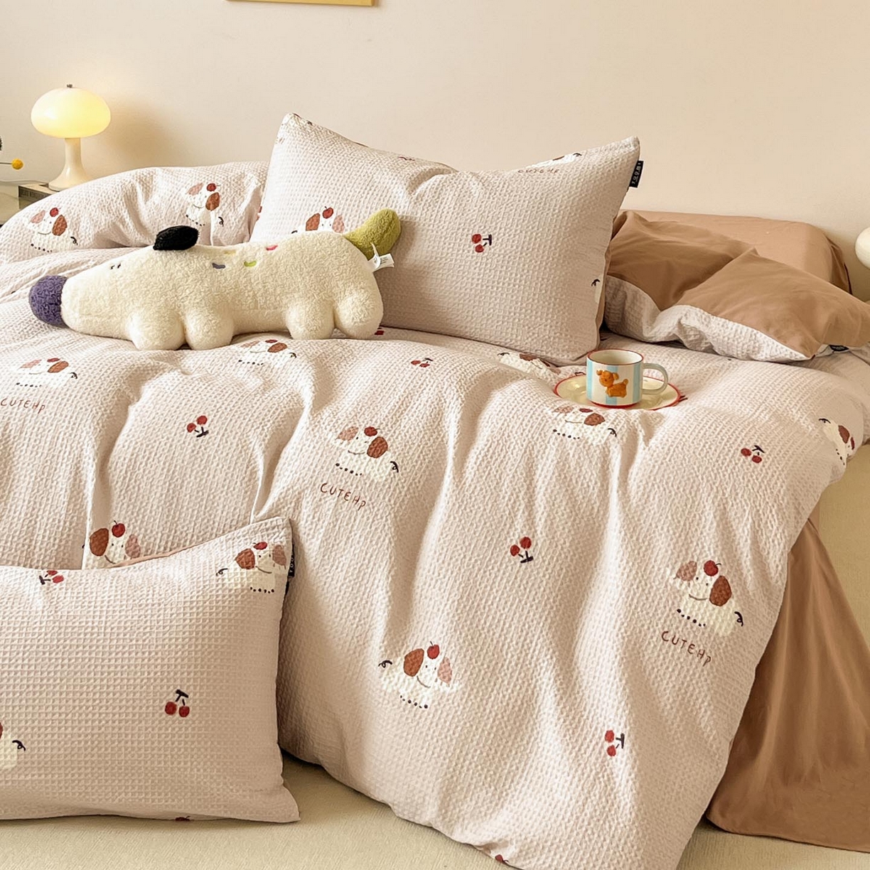 91家纺网 家纺一手货源 找家纺 （总）涵宸家纺 2025新款全棉提花四件套-暮云栖