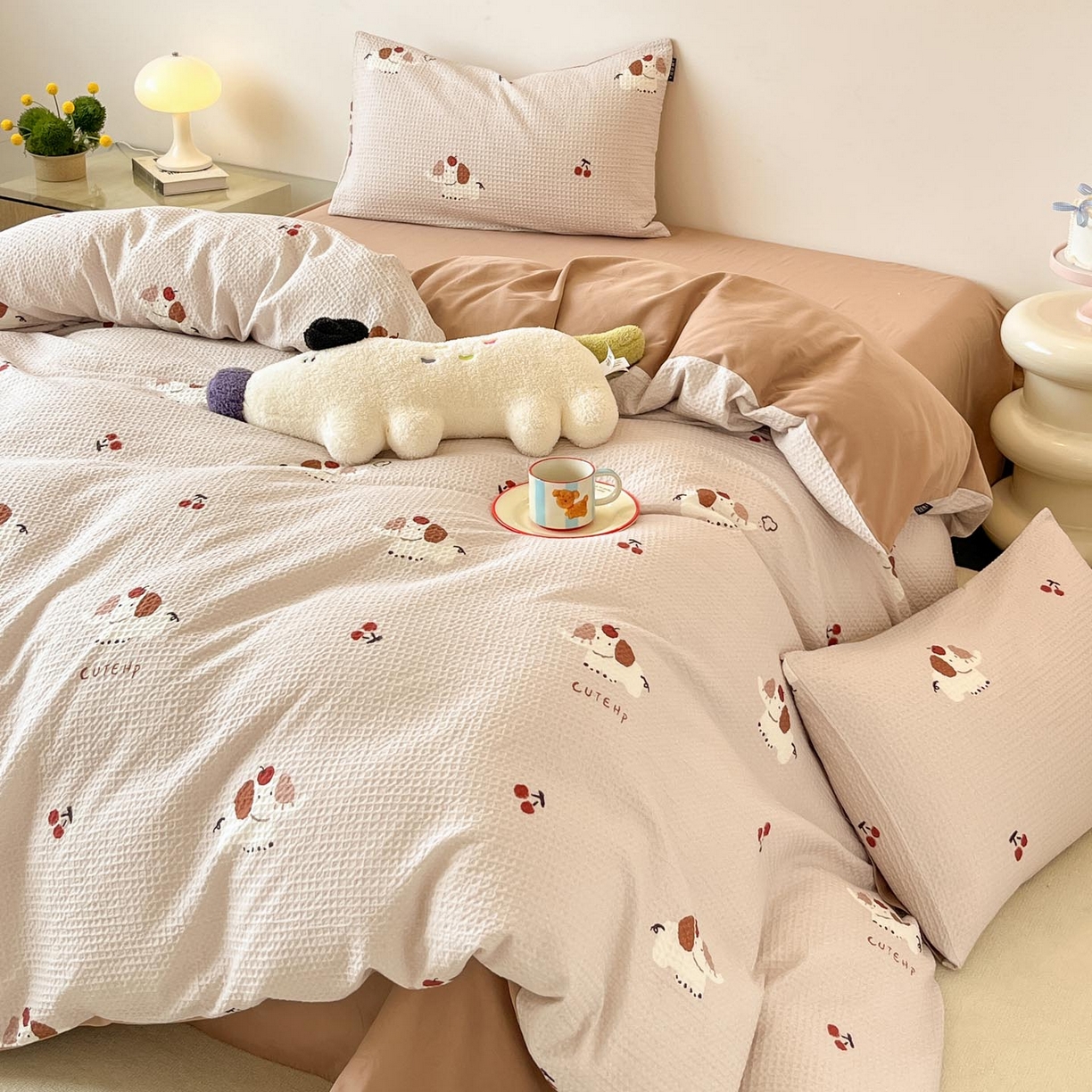 91家纺网 家纺一手货源 找家纺 （总）涵宸家纺 2025新款全棉提花四件套-暮云栖