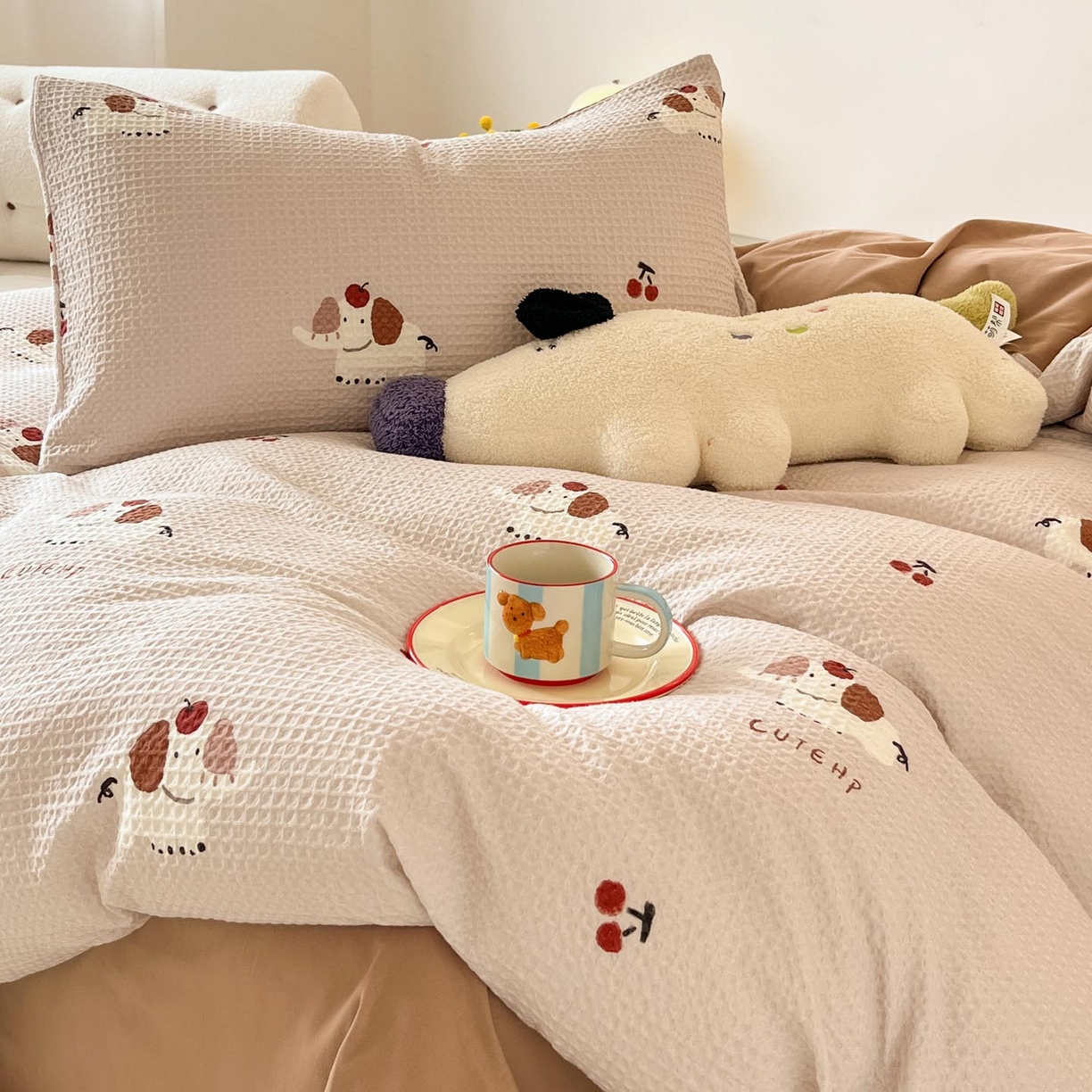 91家纺网 家纺一手货源 找家纺 （总）涵宸家纺 2025新款全棉提花四件套-暮云栖