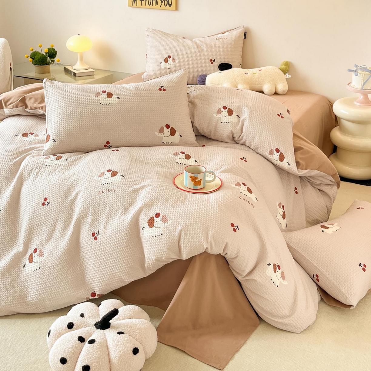 91家纺网 家纺一手货源 找家纺 （总）涵宸家纺 2025新款全棉提花四件套-暮云栖