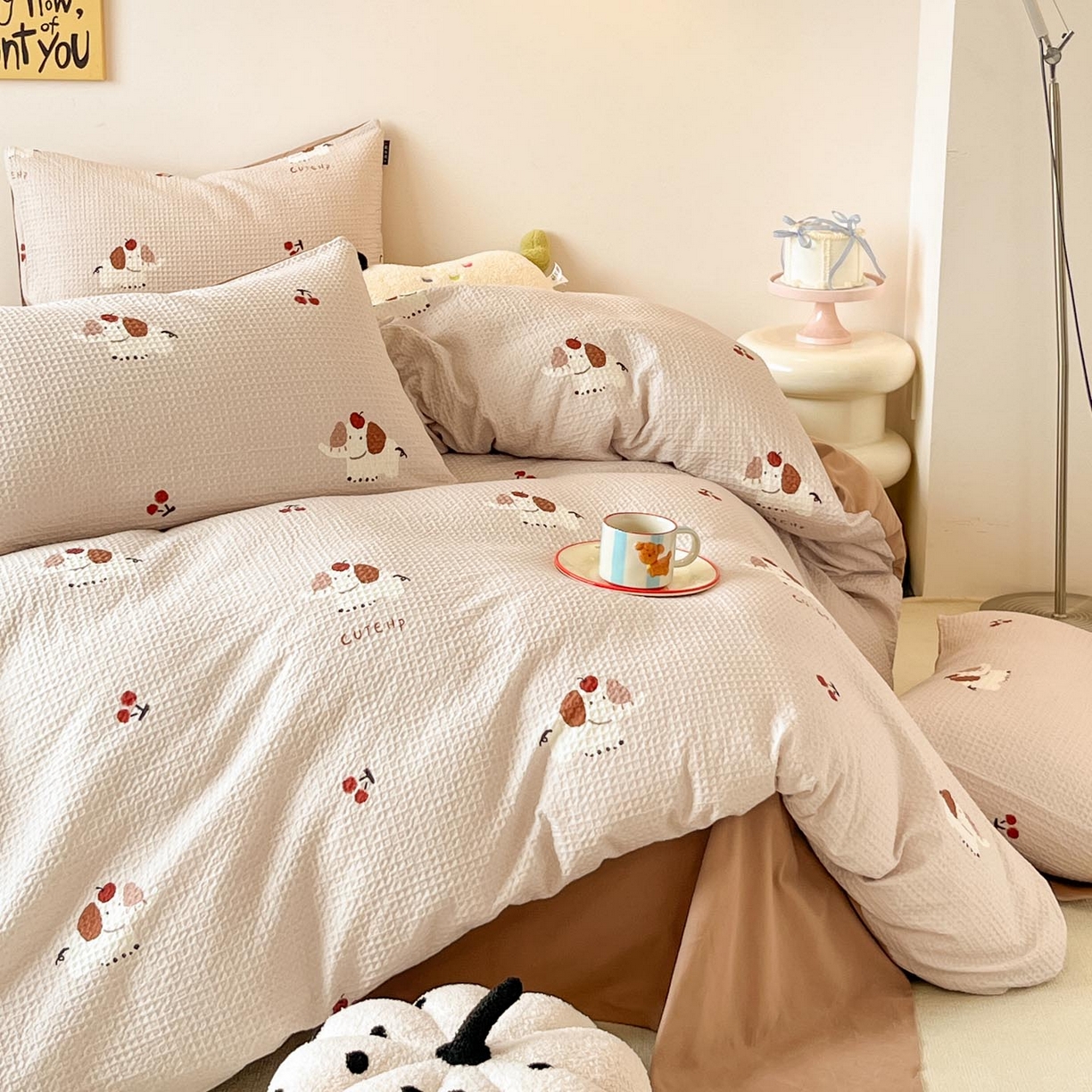 91家纺网 家纺一手货源 找家纺 （总）涵宸家纺 2025新款全棉提花四件套-暮云栖