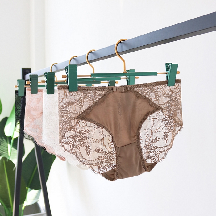 91家纺网 家纺一手货源 找家纺 （总）蚕云阁蚕丝家居 2025新款蕾丝内裤4色