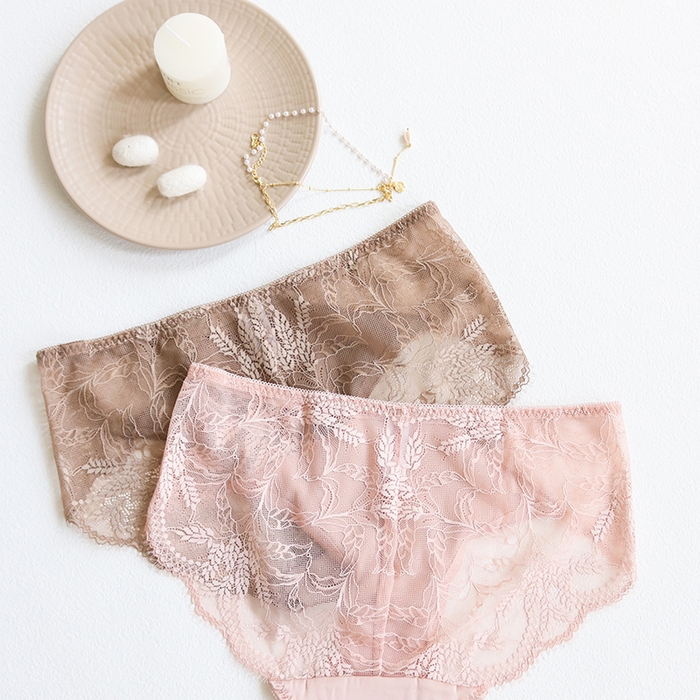 91家纺网 家纺一手货源 找家纺 （总）蚕云阁蚕丝家居 2025新款蕾丝内裤4色