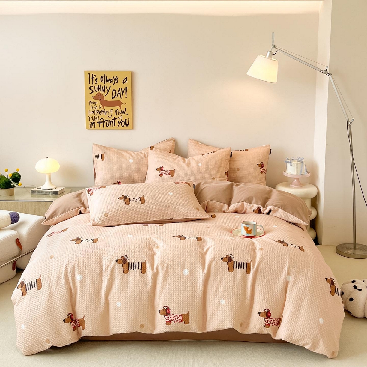 91家纺网 家纺一手货源 找家纺 （总）涵宸家纺 2025新款全棉提花四件套-暮云栖