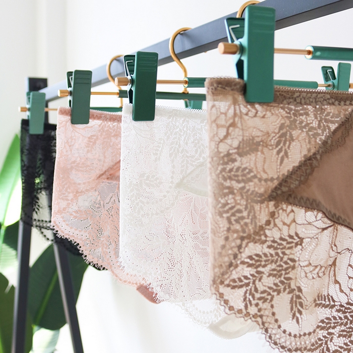 91家纺网 家纺一手货源 找家纺 蚕云阁蚕丝家居 2025新款蕾丝内裤4色 组合图