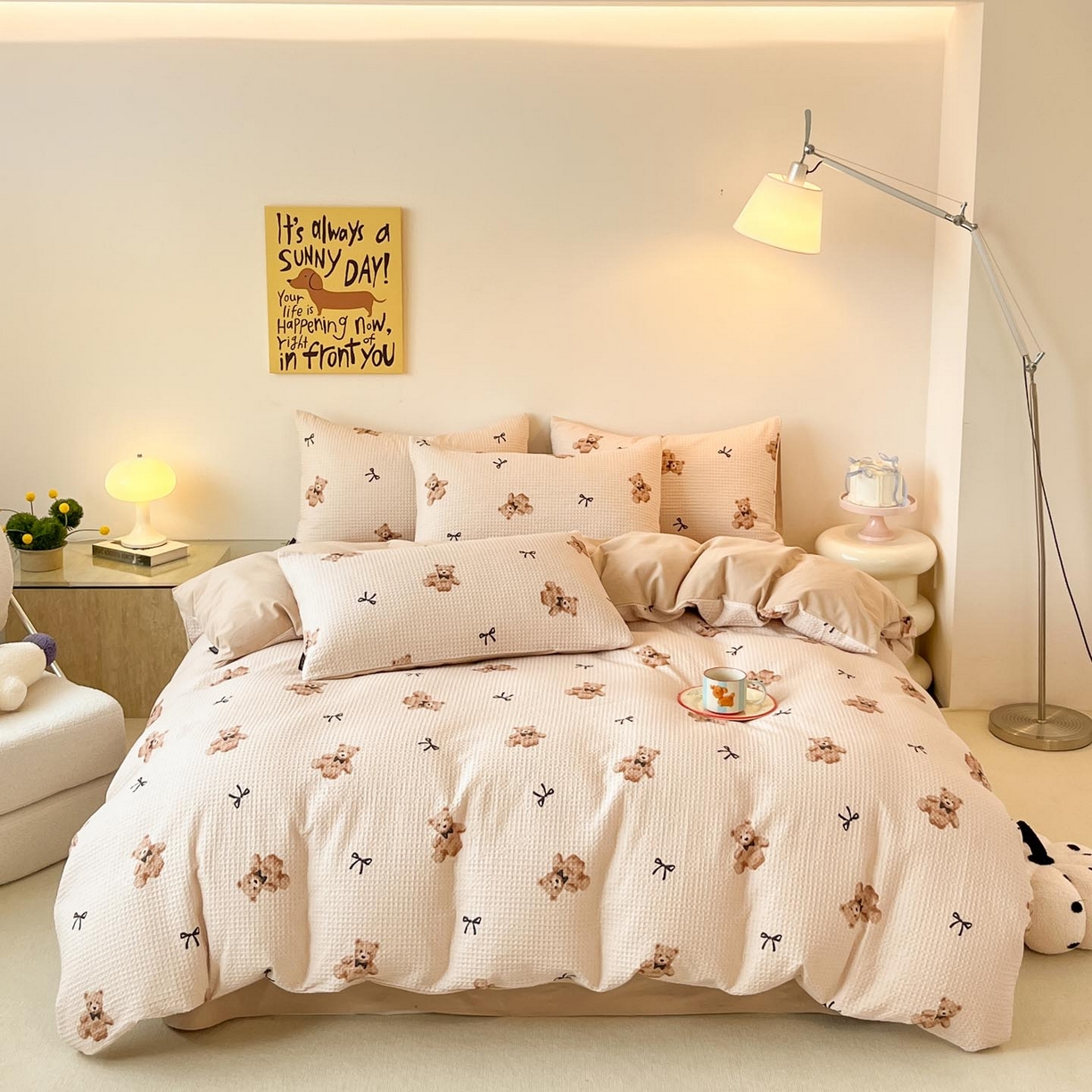 涵宸家纺 2025新款全棉提花四件套-暮云栖 莫妮卡-米