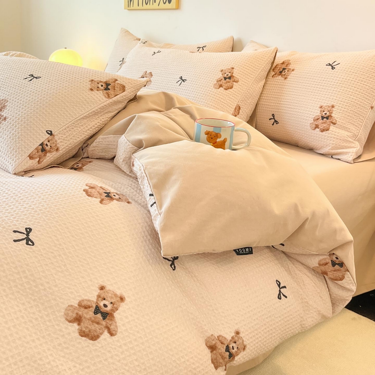 91家纺网 家纺一手货源 找家纺 涵宸家纺 2025新款全棉提花四件套-暮云栖 莫妮卡-米