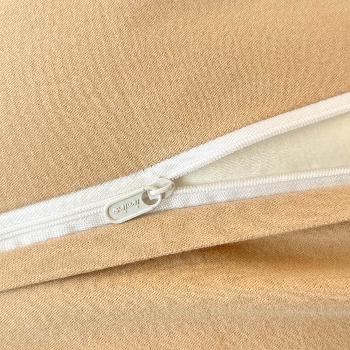 91家纺网 家纺一手货源 找家纺 涵宸家纺 2025新款全棉提花四件套-暮云栖 圆圆胖哒-米