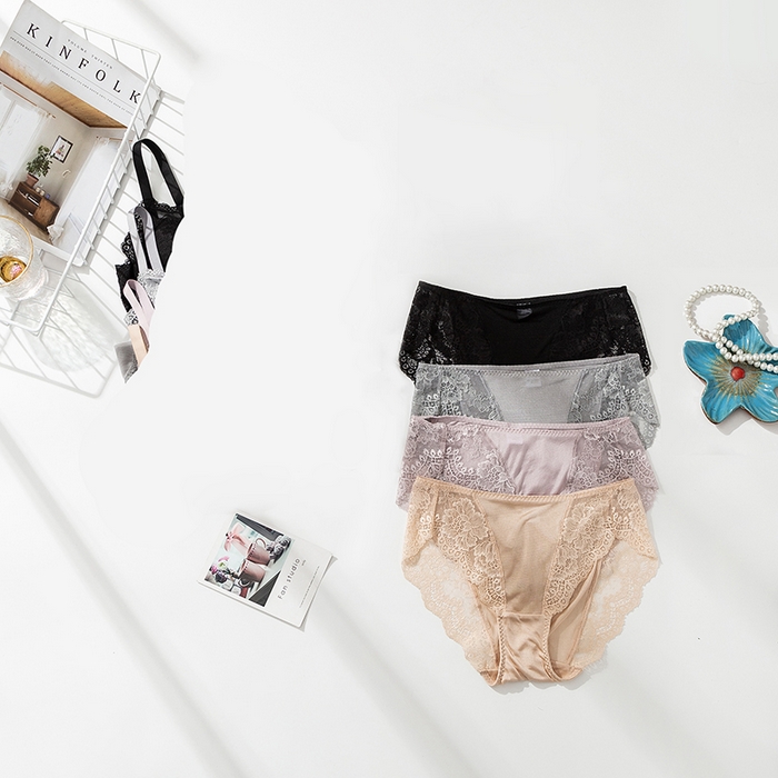 91家纺网 家纺一手货源 找家纺 （总）蚕云阁蚕丝家居 2025新款蕾丝内裤